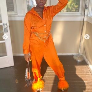Orange jumpsuit
